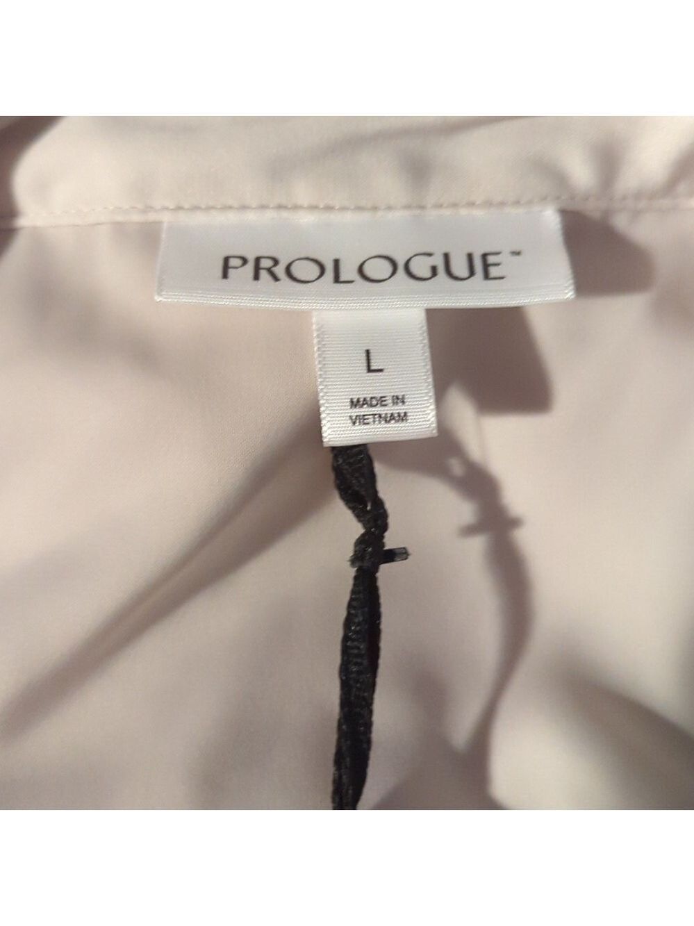 Prologue Collared Long Sleeve Blouse Large Women's Top Shirt Fall Winter Work - Picture 11 of 14